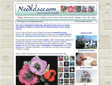 Tablet Screenshot of needlelace.com